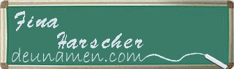 Fina Harscher Visitenkarte